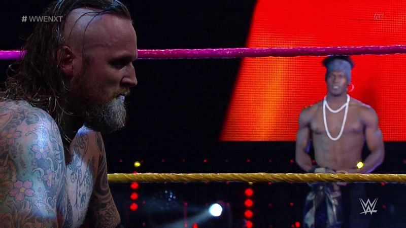 The Velveteen Dream can't prevent Aleister Black from winning.